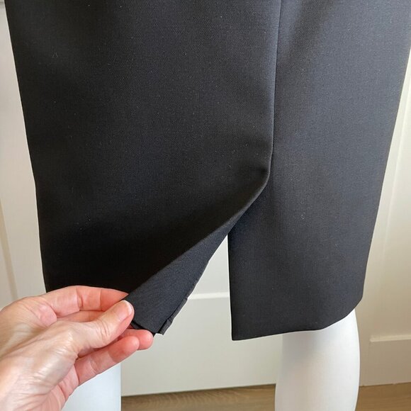 Boss Hugo Boss Vilea1 Classic Poly Viscose Blend Lined Skirt Black Sz 6 NWOT - Picture 6 of 11